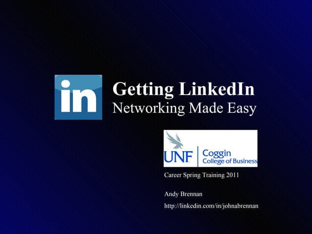 Getting LinkedIn