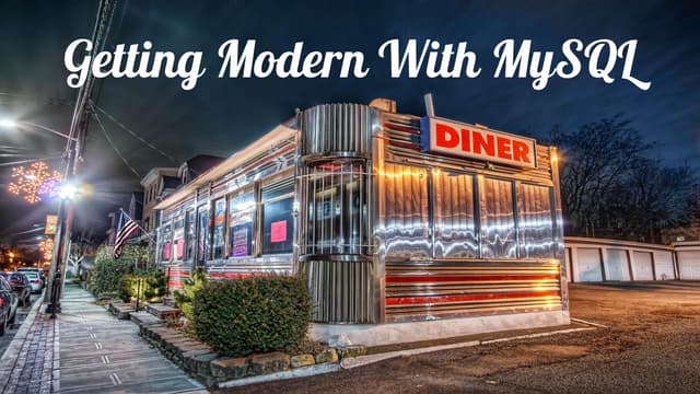 Getting modern with my sql