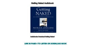 Audiobooks Download Getting Naked