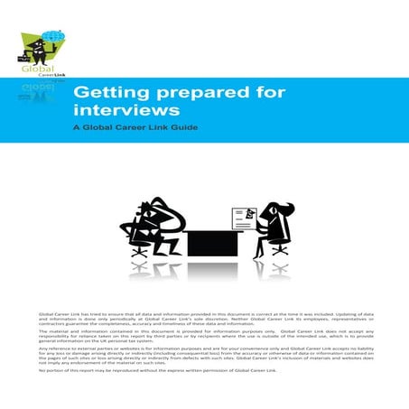 Getting prepared for interviews