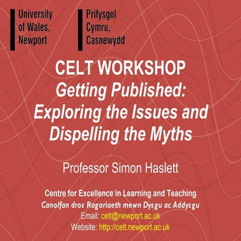 Getting Published Workshop