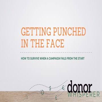 Getting punched in the face