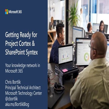 Getting Ready for Project Cortex and SharePoint Syntex