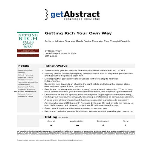 Getting rich your_own_way_tracy