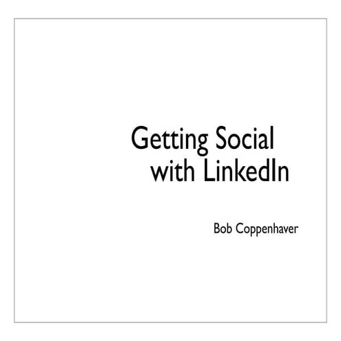 Getting Social With LinkedIn