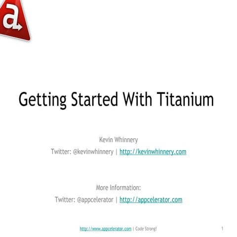 Getting Started with Titanium