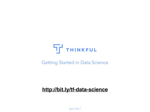 Getting started in data science (4:3)