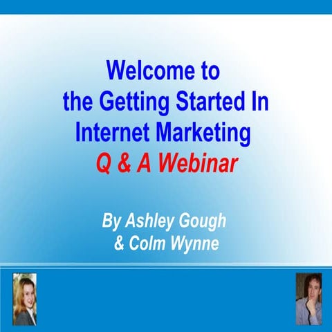 Getting Started In Internet Marketing