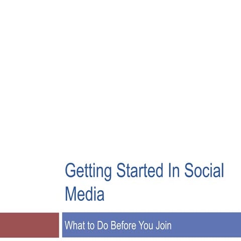 Getting started in social media for healthcare professionals