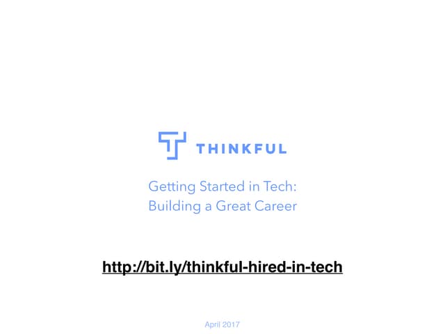 Getting started in tech (6 21)