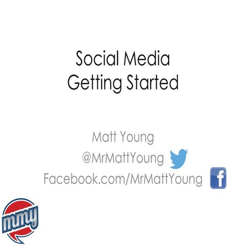 Getting started on Facebook & Twitter