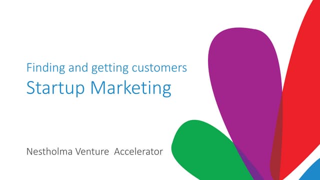 Getting started on startup marketing