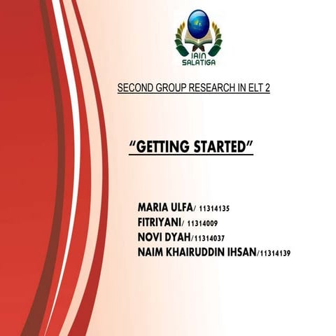 Getting Started on classroom action research