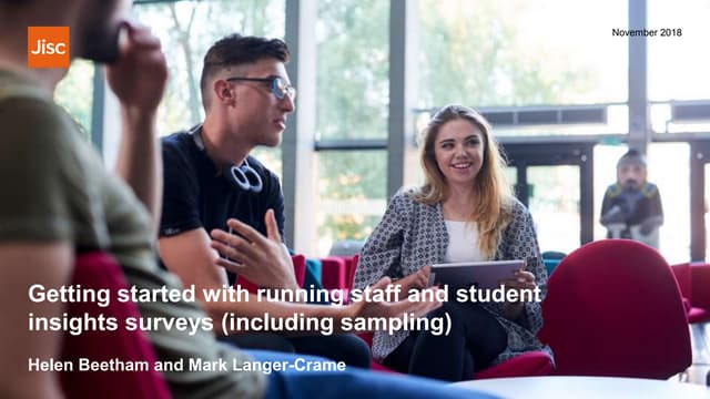 Getting started - insights surveys