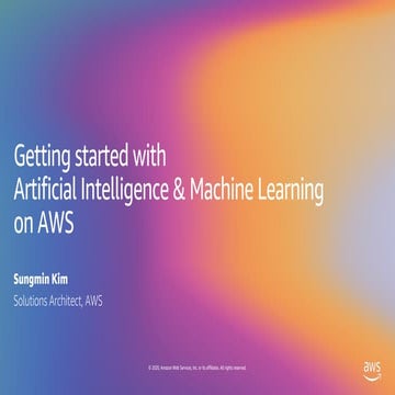 Starup을 위한 AWS AI/ML 서비스 활용 방법