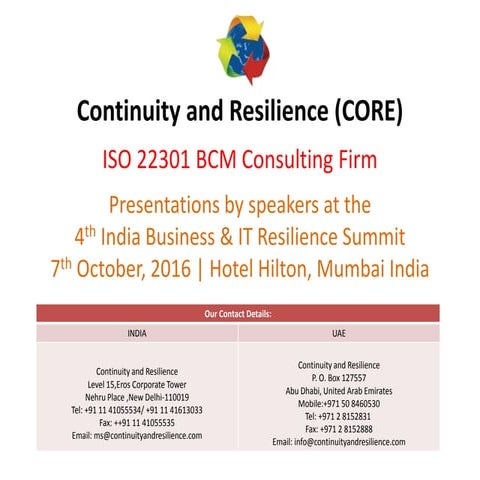 Getting Started with BCM Program