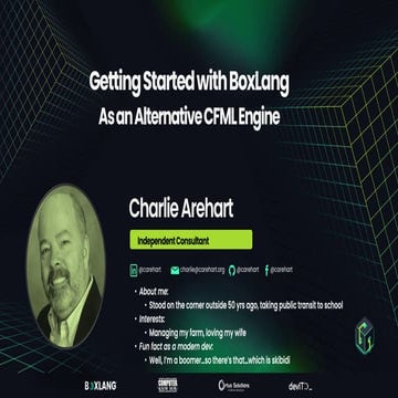Getting Started with BoxLang: An Alternative CFML Engine and Platform ...