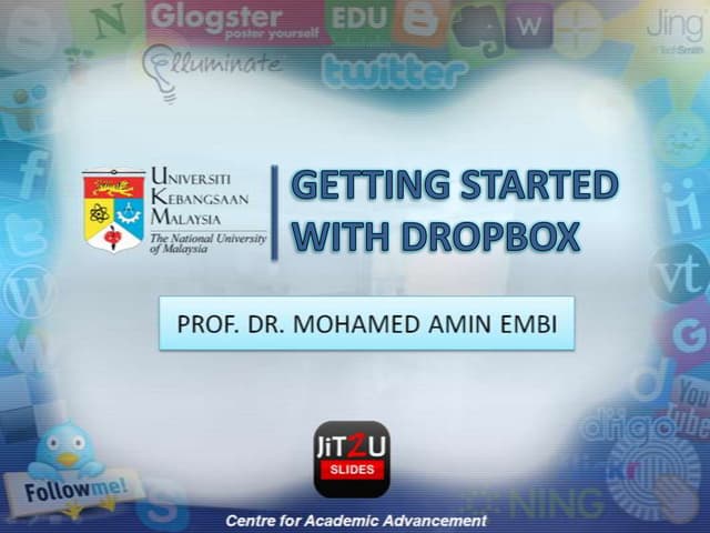 Getting started with dropbox