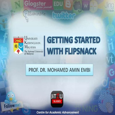 Getting started with flipsnack