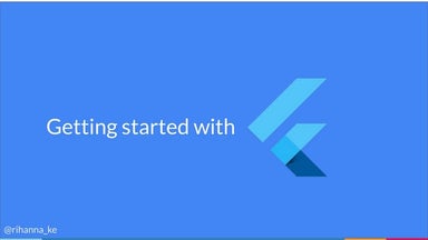 Getting started with flutter