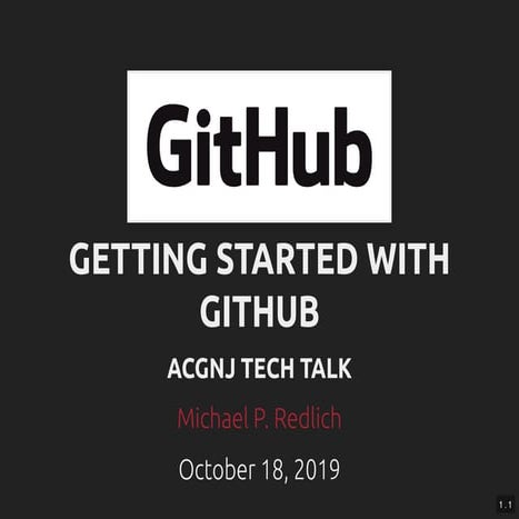 Getting Started with GitHub | PPT