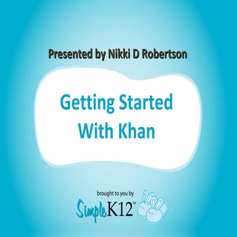 Getting started with khan (1)