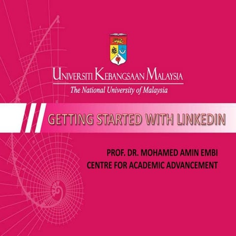 Getting started with linkedin