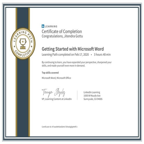 Getting started with microsoft word | PDF