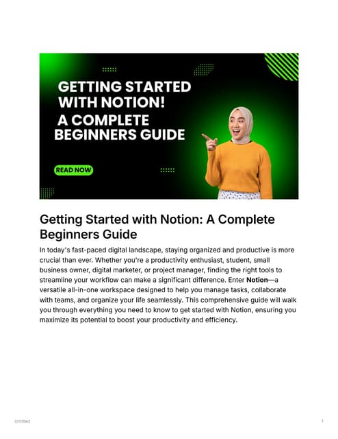 Getting Started with Notion A Complete Guide