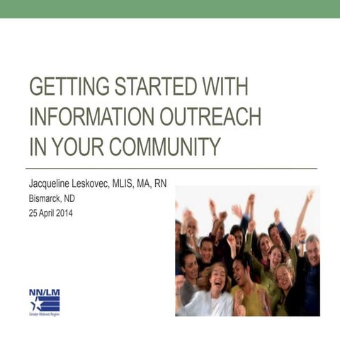 Getting Started with Information Outreach in Your Community