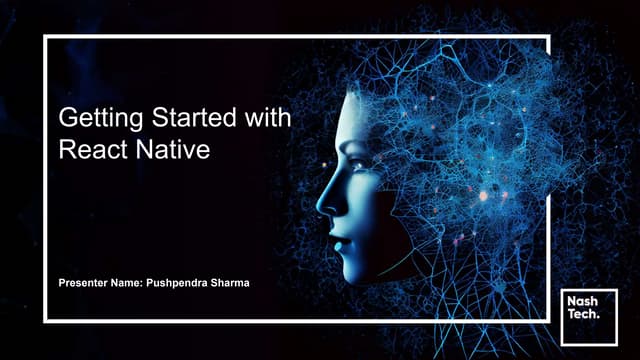 Getting Started With React Native Presntation