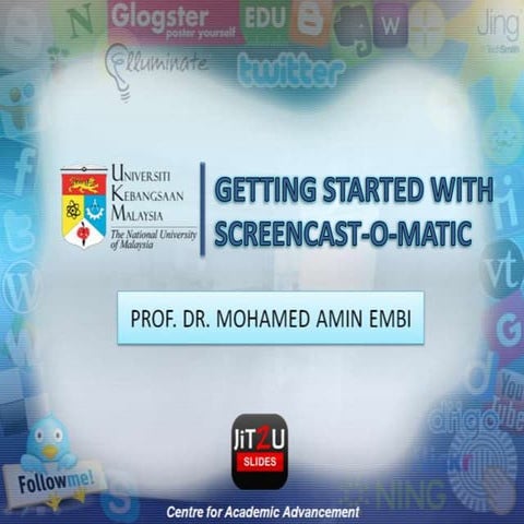 Getting started with screencastomatic