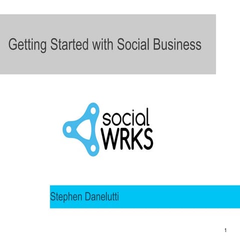 Getting started with social business