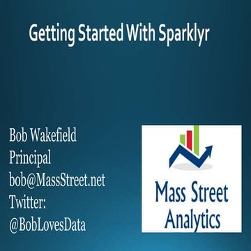 Getting Started With Sparklyr