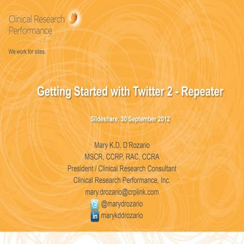 Getting Started with Twitter 2 - Repeater