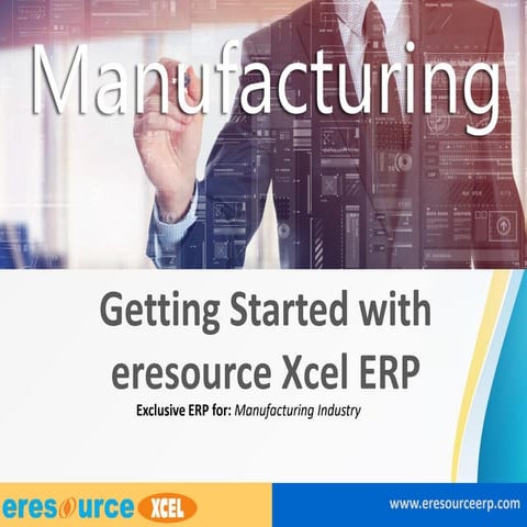 ERP for Manufacturing | Manufacturing ERP software System | eresource ERP