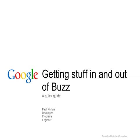 Getting  Stuff In And Out Of  Buzz (1)