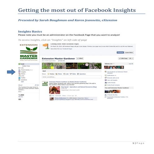 Getting the most out of Facebook Insights