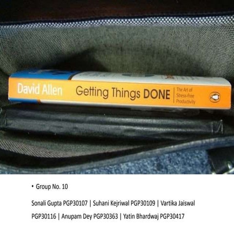 Getting things done review and summary
