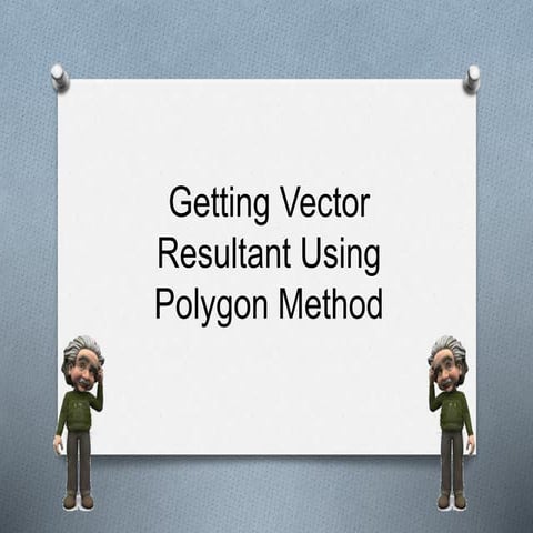Getting vector resultant using polygon method