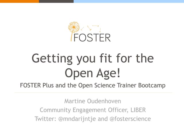 Getting you fit for the open age