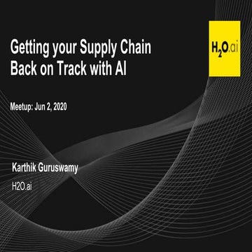 Getting Your Supply Chain Back on Track with AI