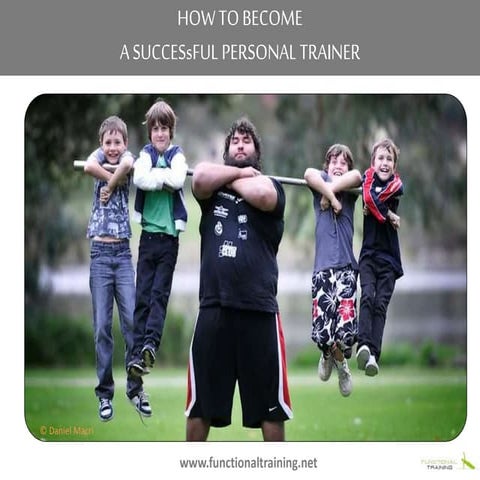 How to become a successful personal trainer