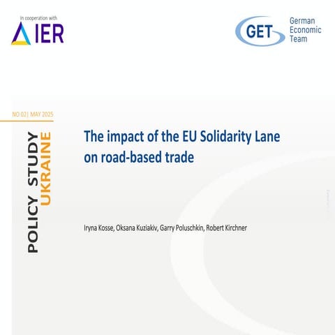 Вплив "Шляхів солідарності" ЄС на торгівлю автомобільним транспортом