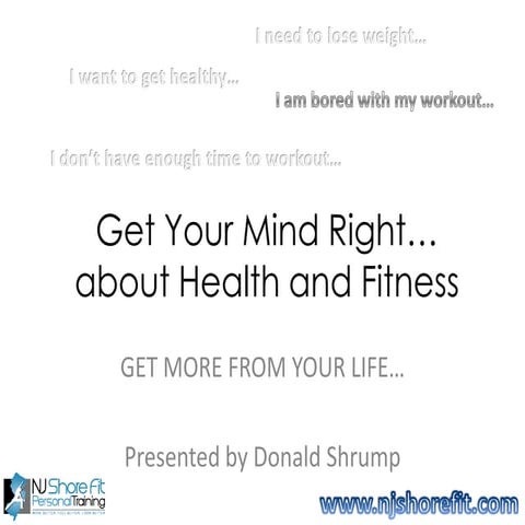 Get your mind right workshop