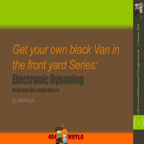 Get your own black van in the front yard series  electronic dysoning- be the ...