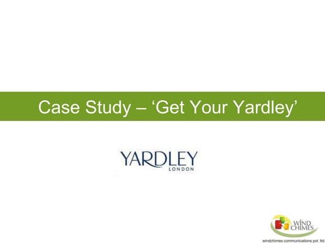 Social Media Case Study of Yardley