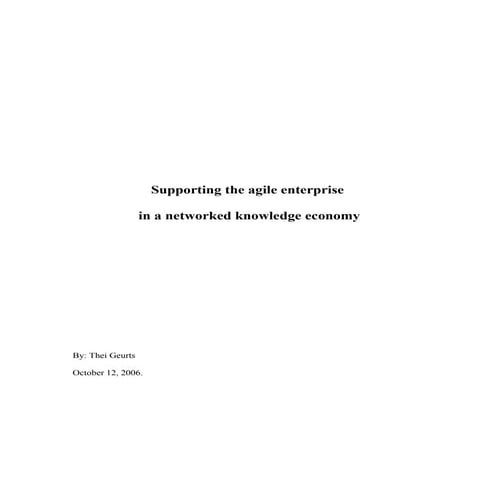 Geurts supporting the-agile-enterprise