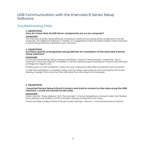 Gallery Detail: Ge Usb Enervista 8 Series Relay Troubleshooting Guide Pdf