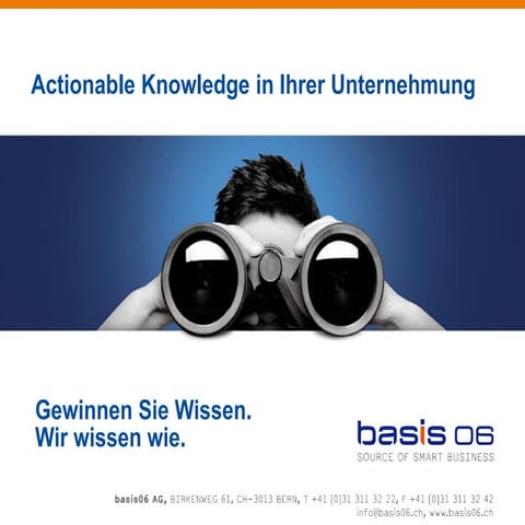 Gewinnen Sie Wissen - Wir wissen wie - basis06